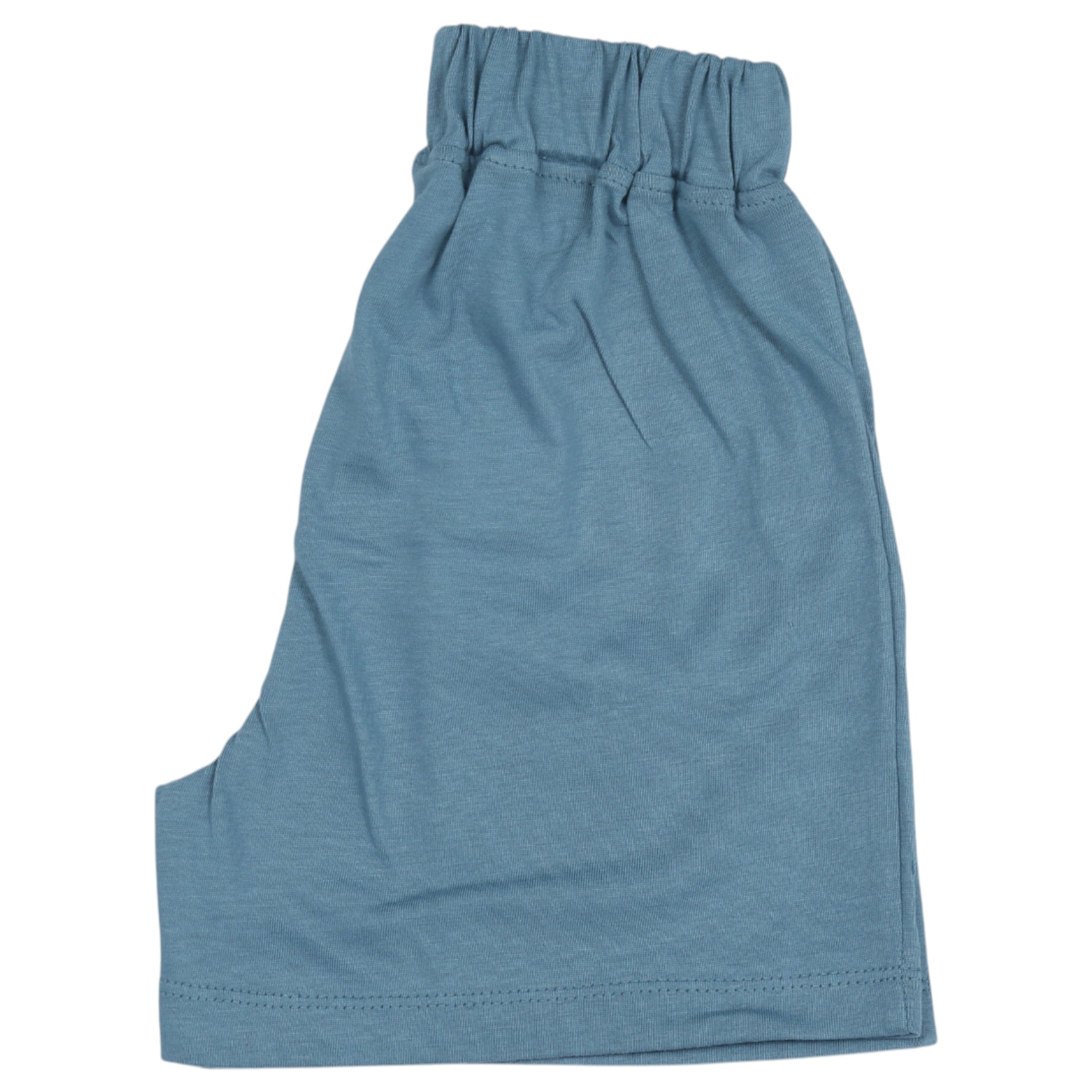 Boys Sleeveless T-shirt & Shorts - Grey & Blue