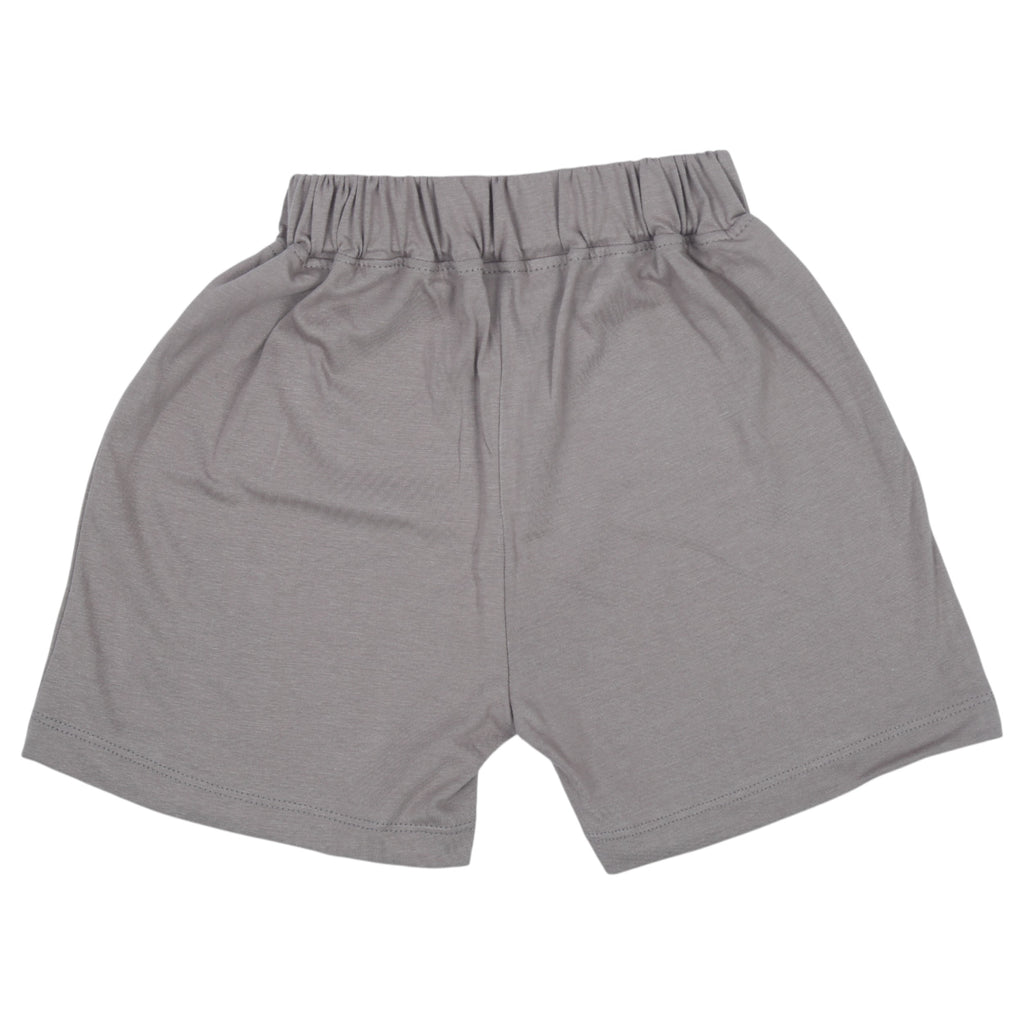 Boys Sleeveless T-shirt & Shorts - Pink & Grey