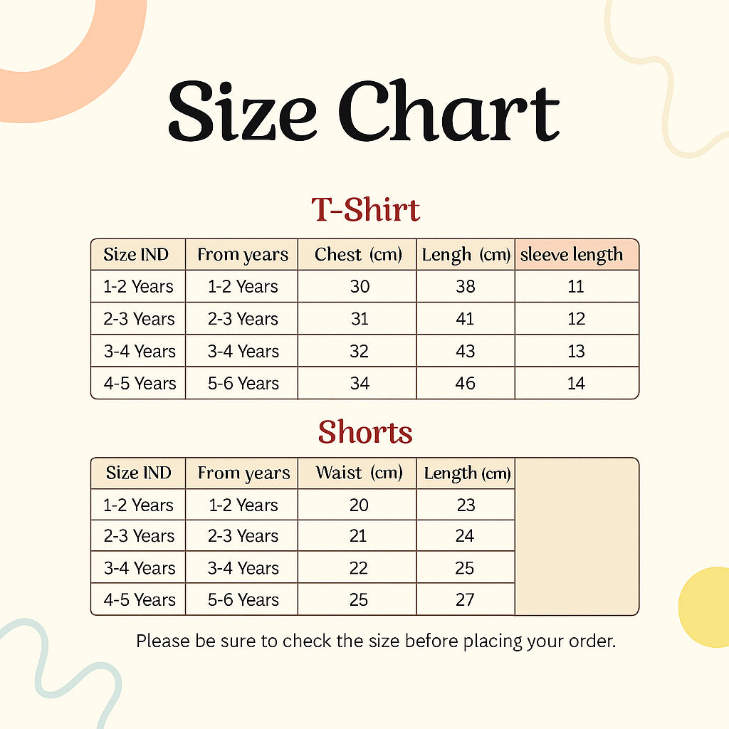 Boys Cotton T-Shirt & Shorts – White & Brown